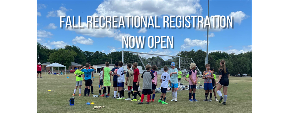 Fall Recreation Registration!